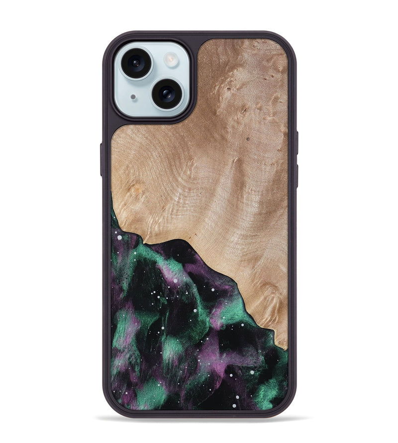 iPhone 15 Plus Wood Phone Case - Jasen (Cosmos, 794364)