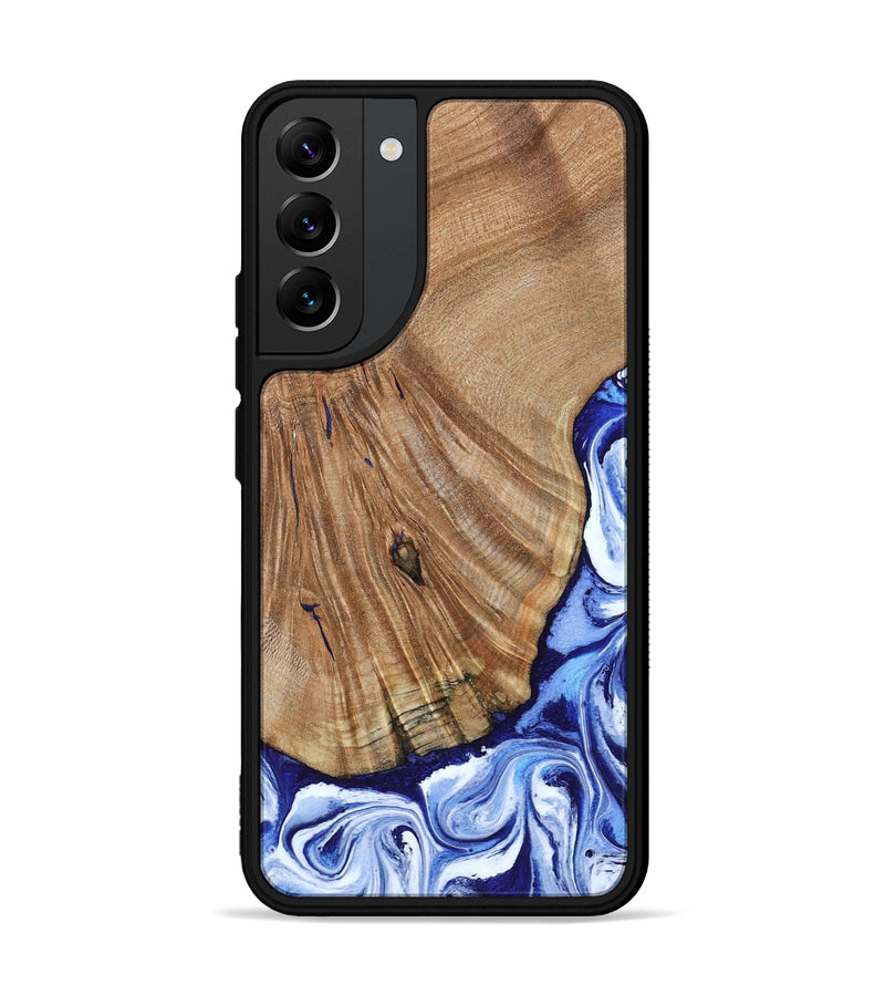 Galaxy S22 Plus Wood Phone Case - Corine (Blue, 794393)
