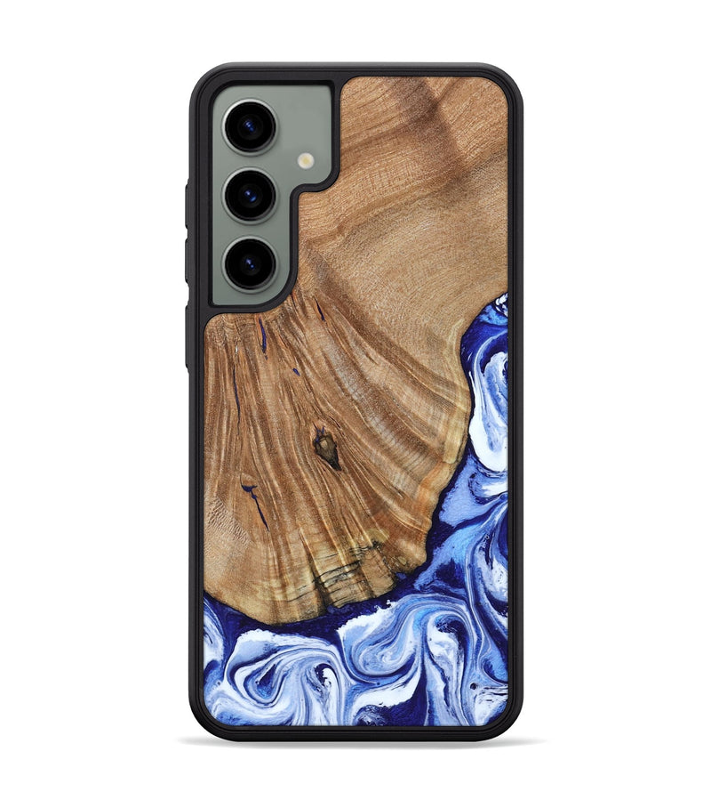 Galaxy S24 Plus Wood Phone Case - Corine (Blue, 794393)