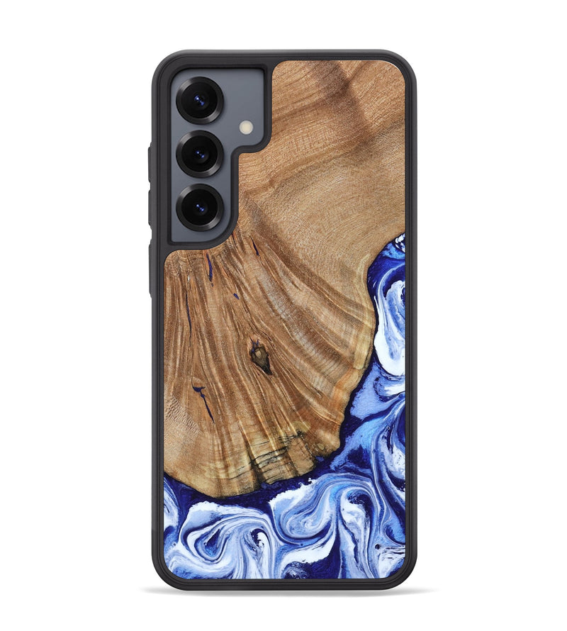 Galaxy S25 Plus Wood Phone Case - Corine (Blue, 794393)