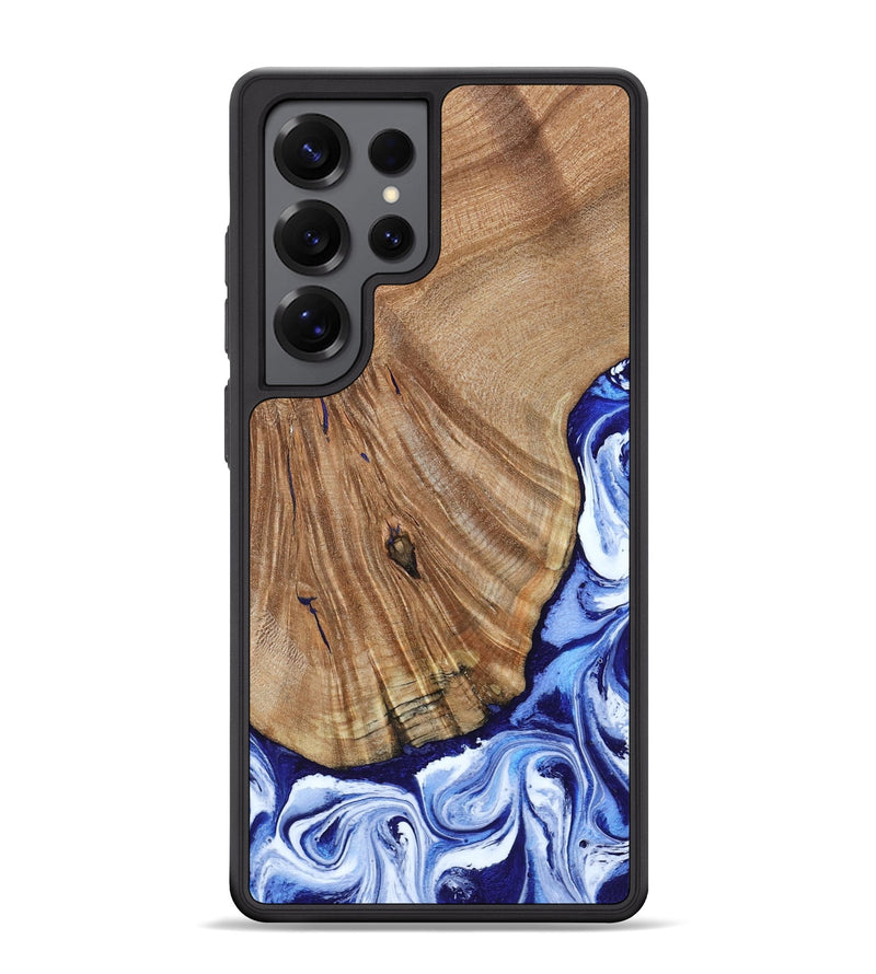 Galaxy S25 Ultra Wood Phone Case - Corine (Blue, 794393)