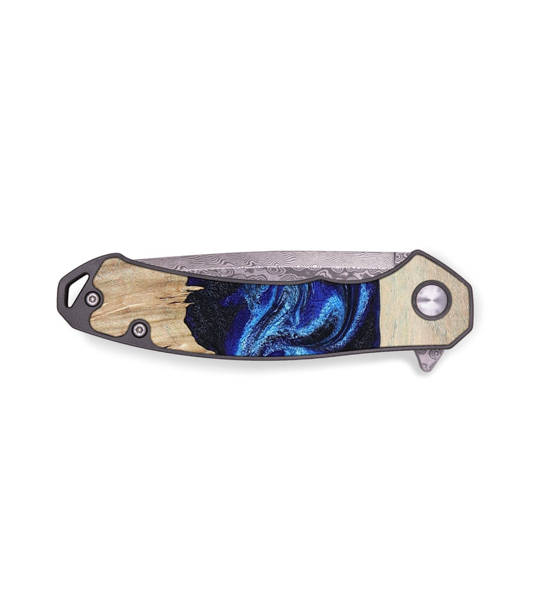 EDC Wood Pocket Knife - Muriel (Blue, 794396)