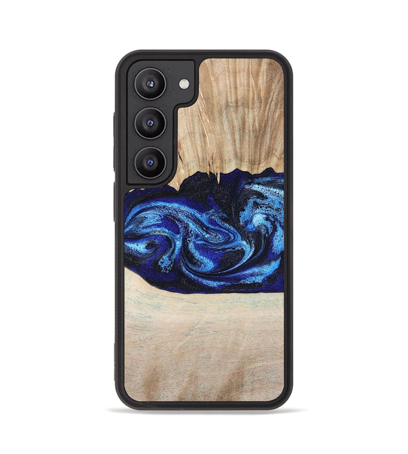 Galaxy S23 Wood Phone Case - Muriel (Blue, 794396)