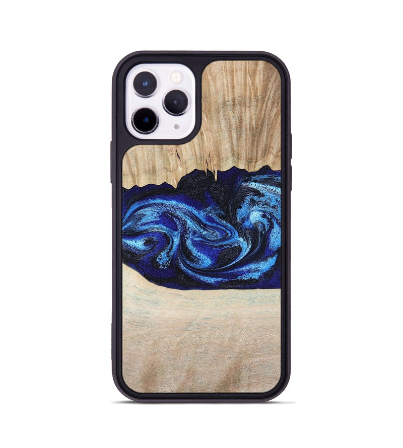 iPhone 11 Pro Wood Phone Case - Muriel (Blue, 794396)