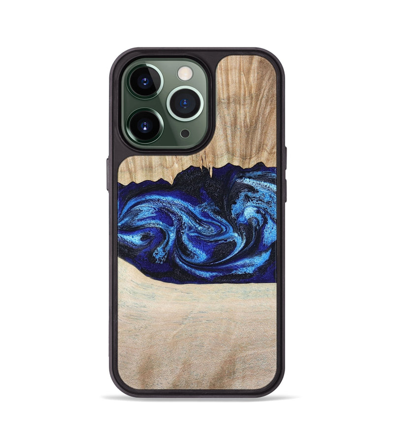 iPhone 13 Pro Wood Phone Case - Muriel (Blue, 794396)