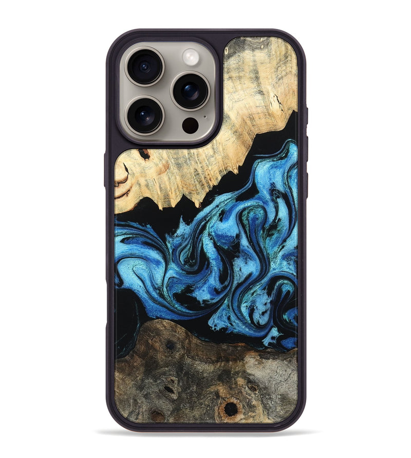iPhone 16 Pro Max Wood Phone Case - Roger (Ombre, 794401)