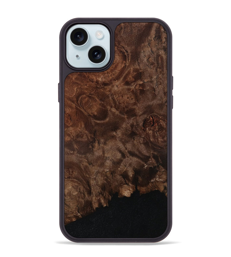 iPhone 15 Plus Wood Phone Case - Eric (Wood Burl, 794408)