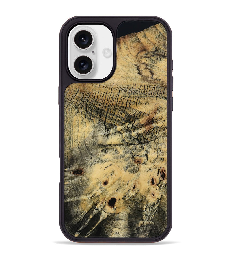 iPhone 16 Plus Wood Phone Case - Karim (Wood Burl, 794410)
