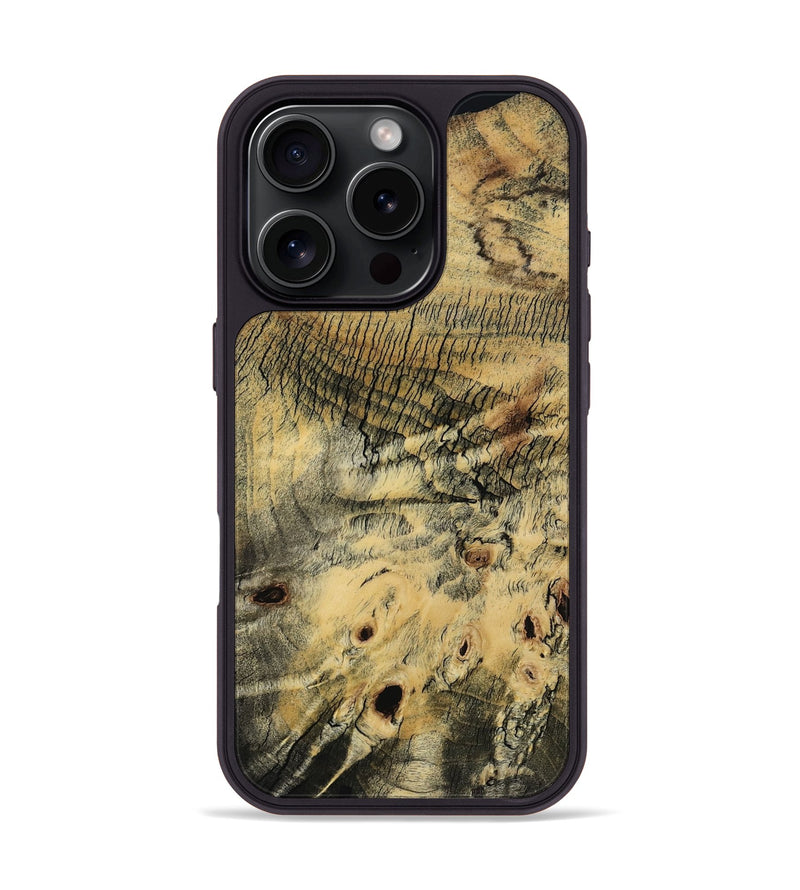 iPhone 16 Pro Wood Phone Case - Karim (Wood Burl, 794410)