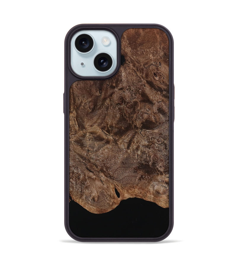 iPhone 15 Wood Phone Case - Jenelle (Wood Burl, 794417)