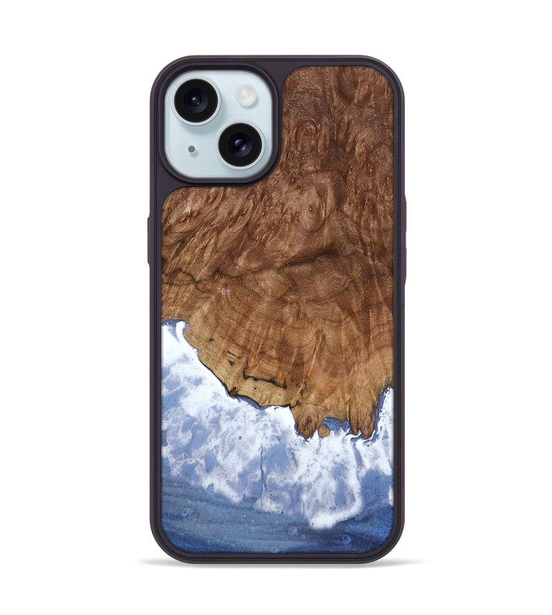 iPhone 15 Wood Phone Case - Shameka (Coastal, 794461)