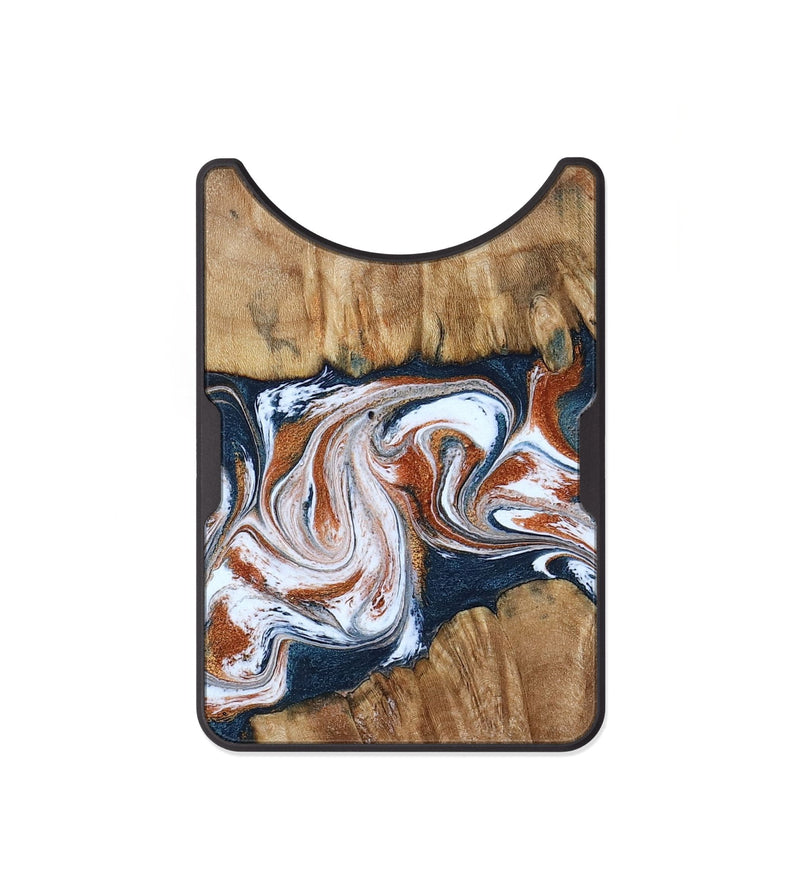 Alloy Wood Wallet - Freida (Teal & Gold, 794486)