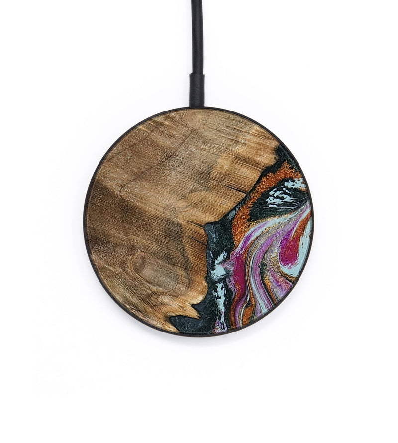 Circle Wood Wireless Charger - Albert (Green, 794544)