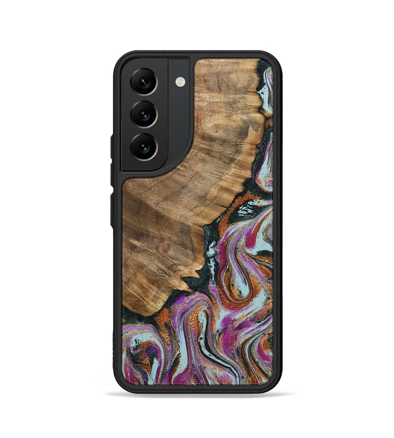 Galaxy S22 Wood Phone Case - Albert (Green, 794544)