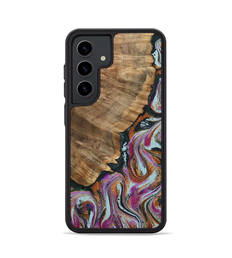 Galaxy S24 Wood Phone Case - Albert (Green, 794544)