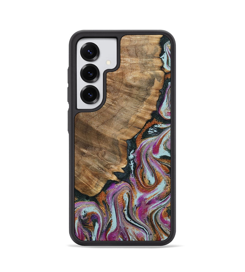 Galaxy S25 Wood Phone Case - Albert (Green, 794544)