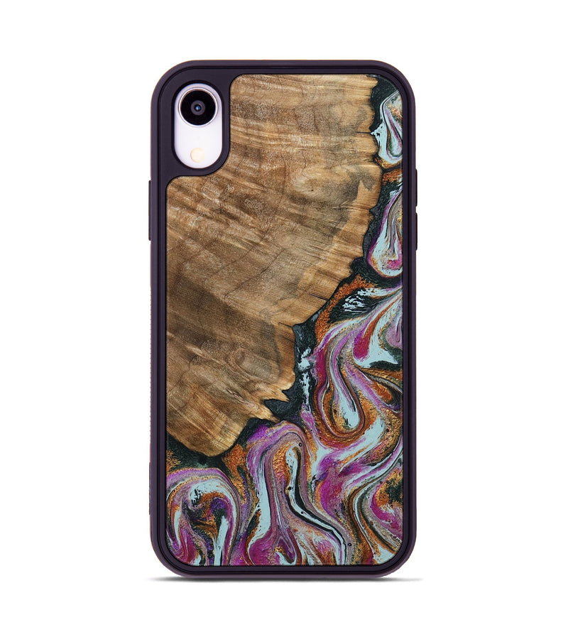 iPhone Xr Wood Phone Case - Albert (Green, 794544)