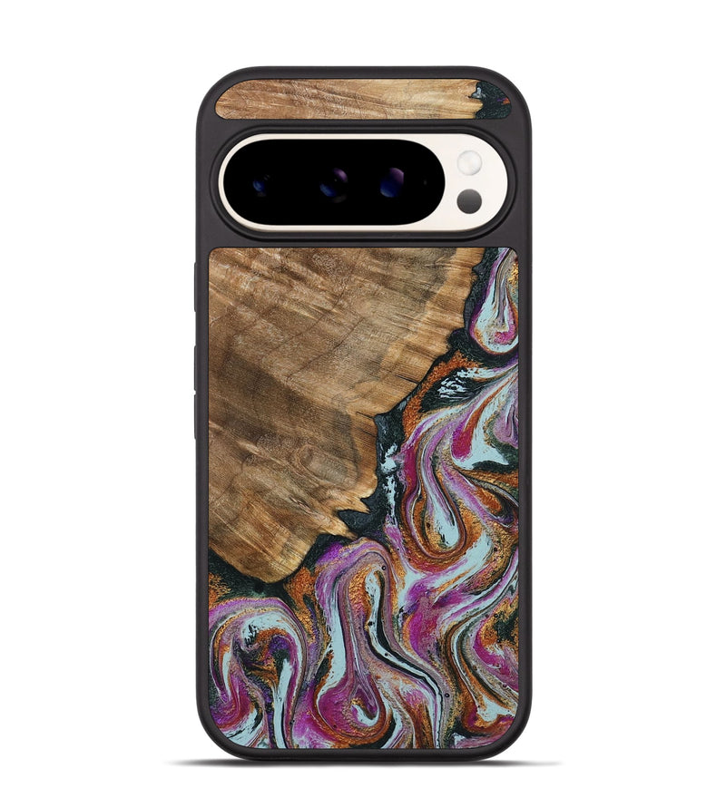 Pixel 9 Pro Wood Phone Case - Albert (Green, 794544)