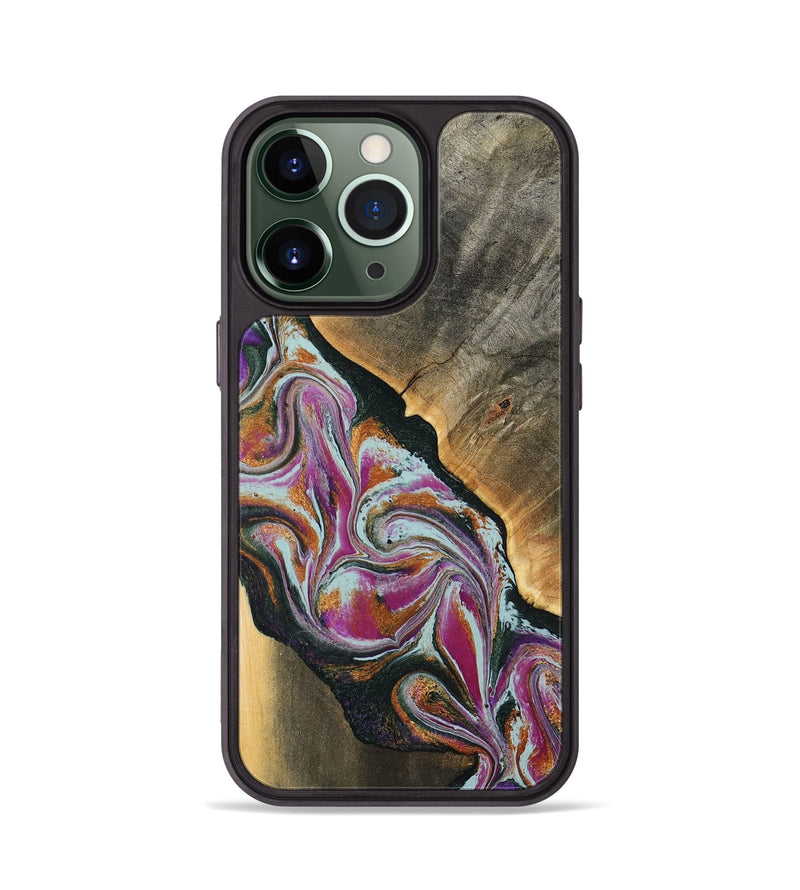 iPhone 13 Pro Wood Phone Case - Renita (Green, 794546)