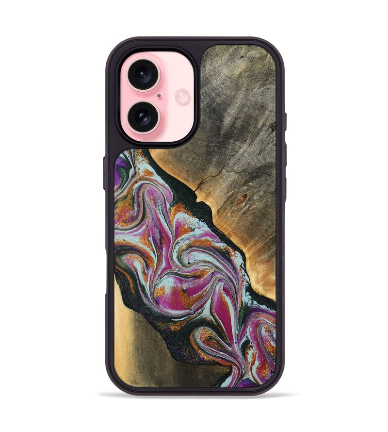 iPhone 16 Wood Phone Case - Renita (Green, 794546)