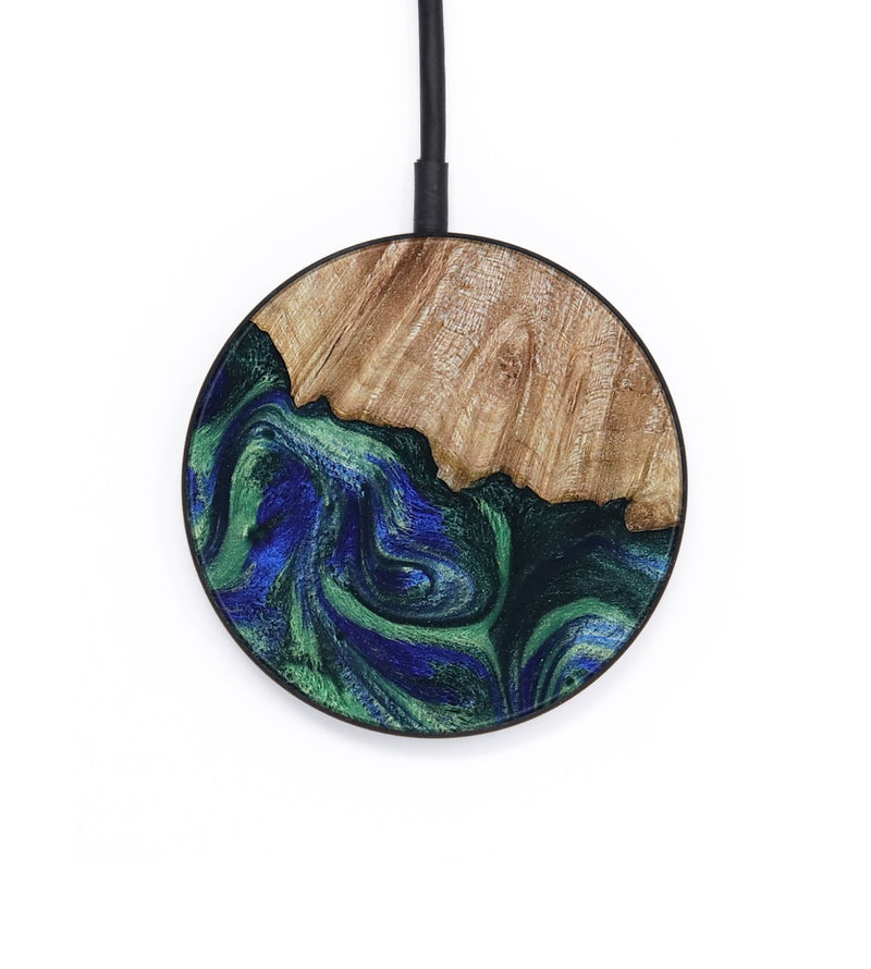 Circle Wood Wireless Charger - Metta (Green, 794550)