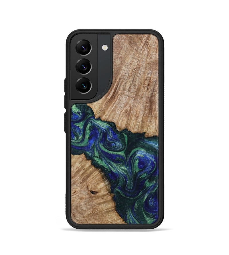 Galaxy S22 Wood Phone Case - Metta (Green, 794550)