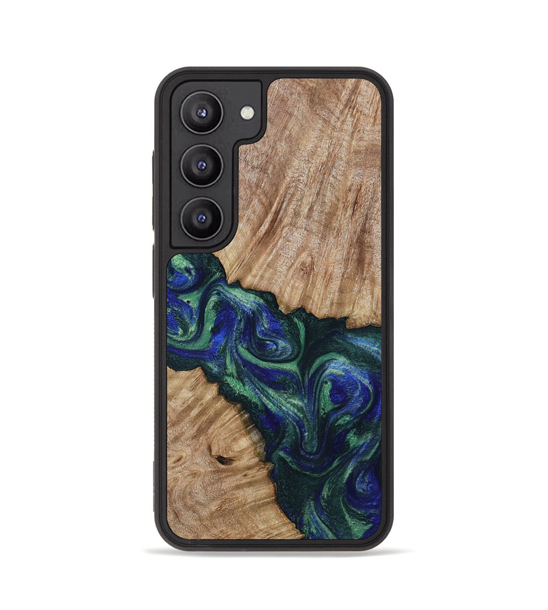 Galaxy S23 Wood Phone Case - Metta (Green, 794550)