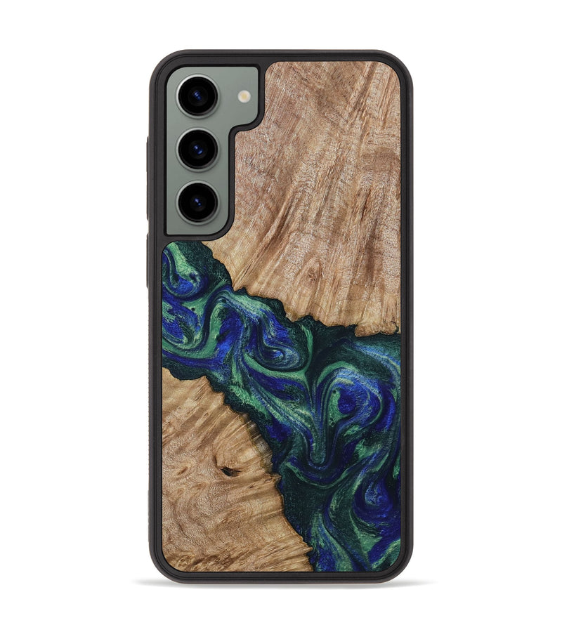 Galaxy S23 Plus Wood Phone Case - Metta (Green, 794550)