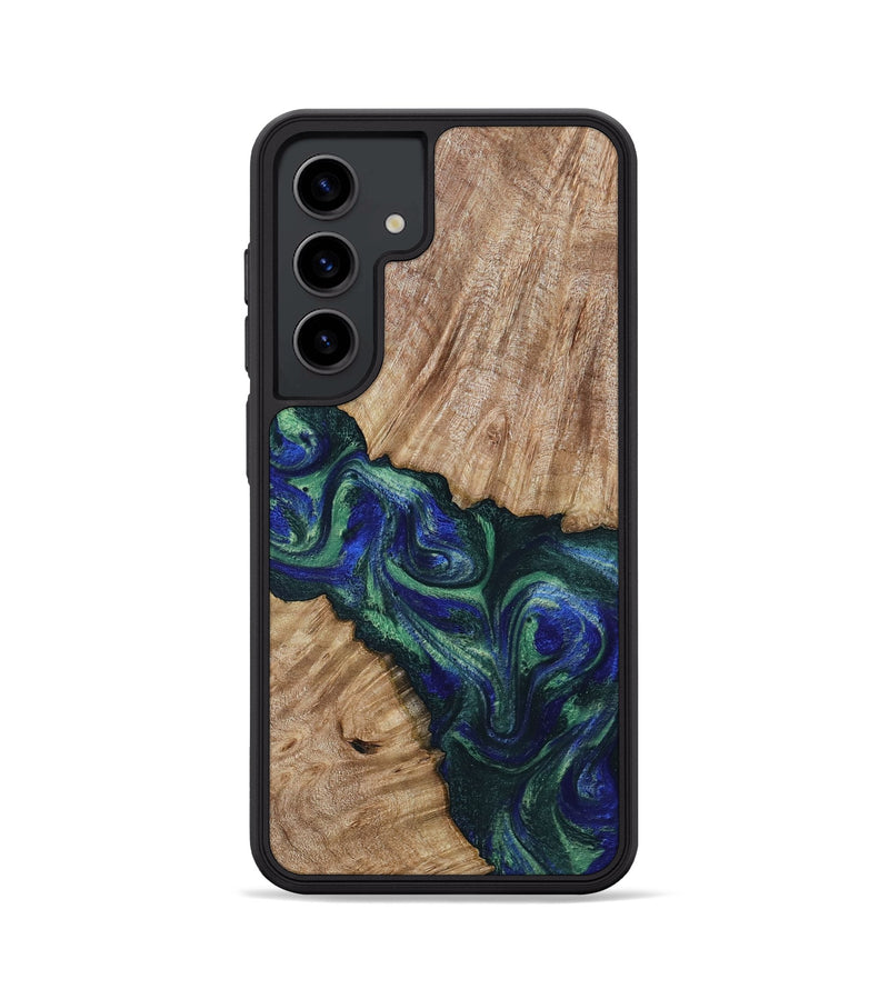 Galaxy S24 Wood Phone Case - Metta (Green, 794550)