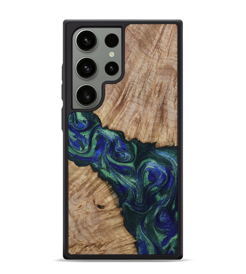 Galaxy S24 Ultra Wood Phone Case - Metta (Green, 794550)