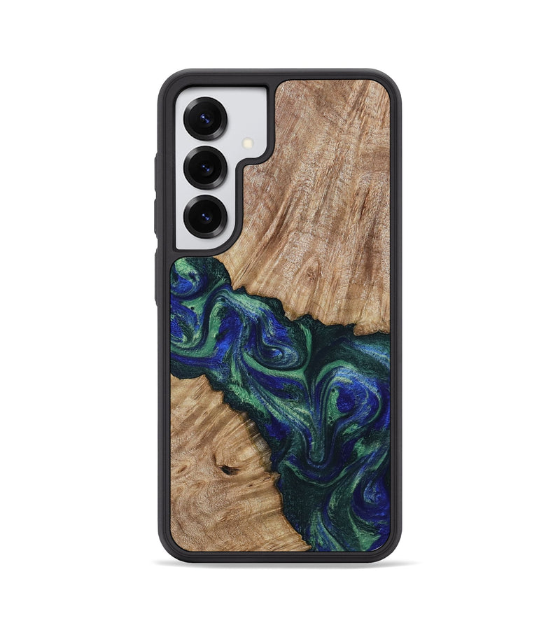 Galaxy S25 Wood Phone Case - Metta (Green, 794550)
