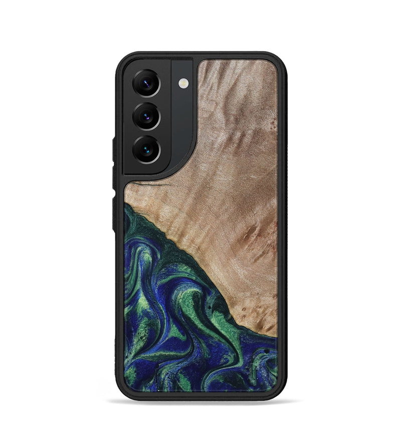 Galaxy S22 Wood Phone Case - Eugenia (Green, 794551)