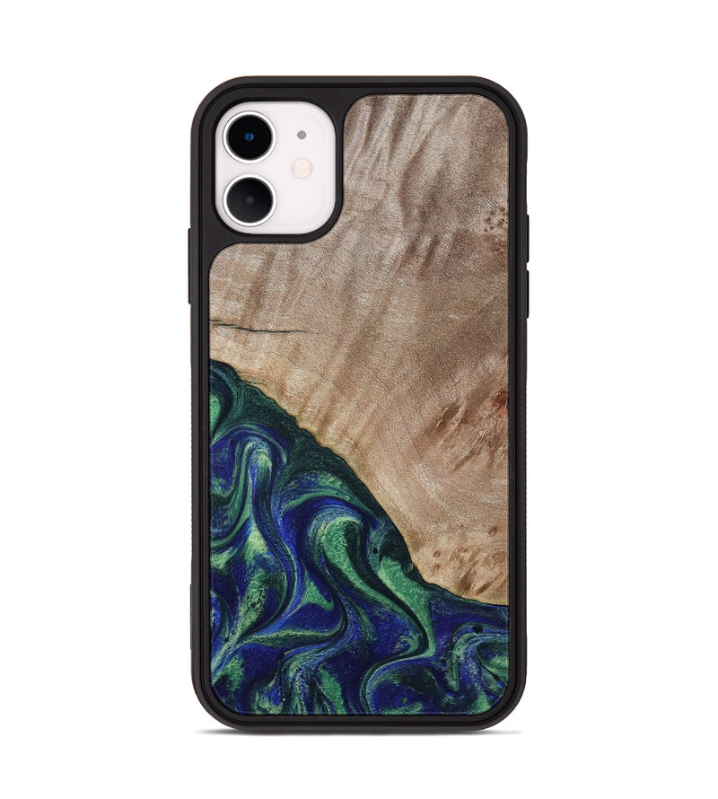 iPhone 11 Wood Phone Case - Eugenia (Green, 794551)