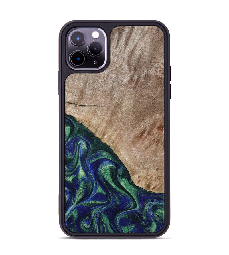 iPhone 11 Pro Max Wood Phone Case - Eugenia (Green, 794551)
