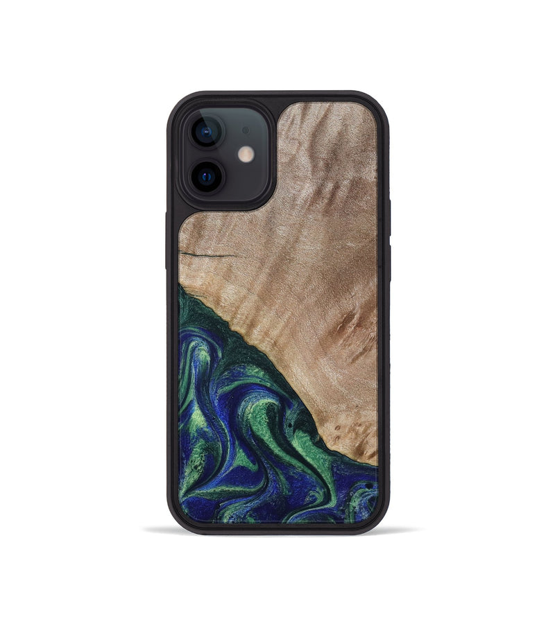 iPhone 12 mini Wood Phone Case - Eugenia (Green, 794551)