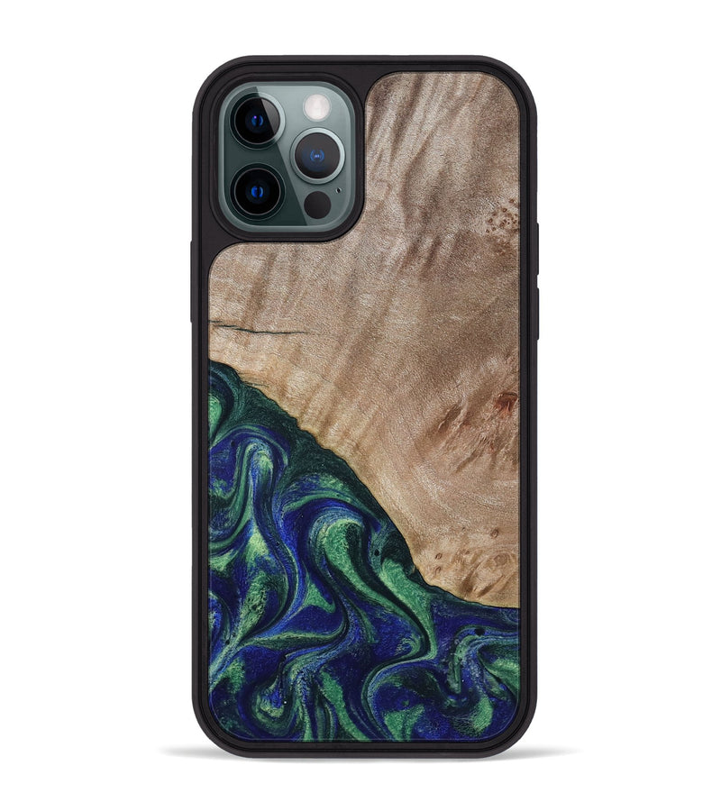 iPhone 12 Pro Max Wood Phone Case - Eugenia (Green, 794551)
