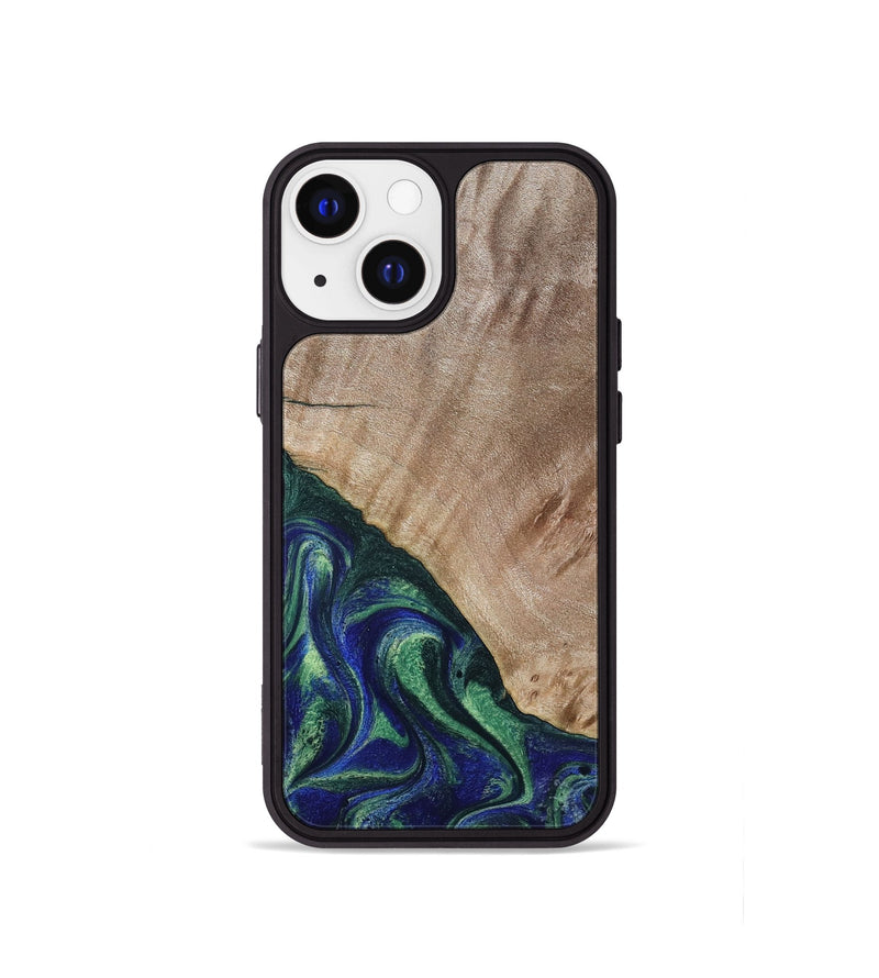 iPhone 13 mini Wood Phone Case - Eugenia (Green, 794551)