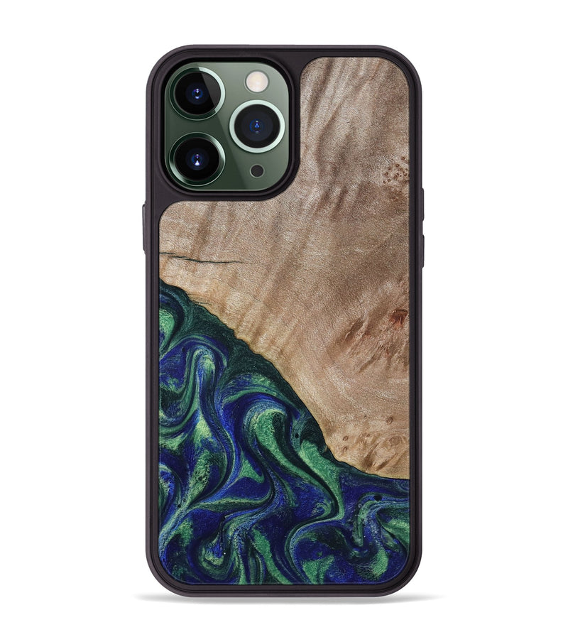 iPhone 13 Pro Max Wood Phone Case - Eugenia (Green, 794551)