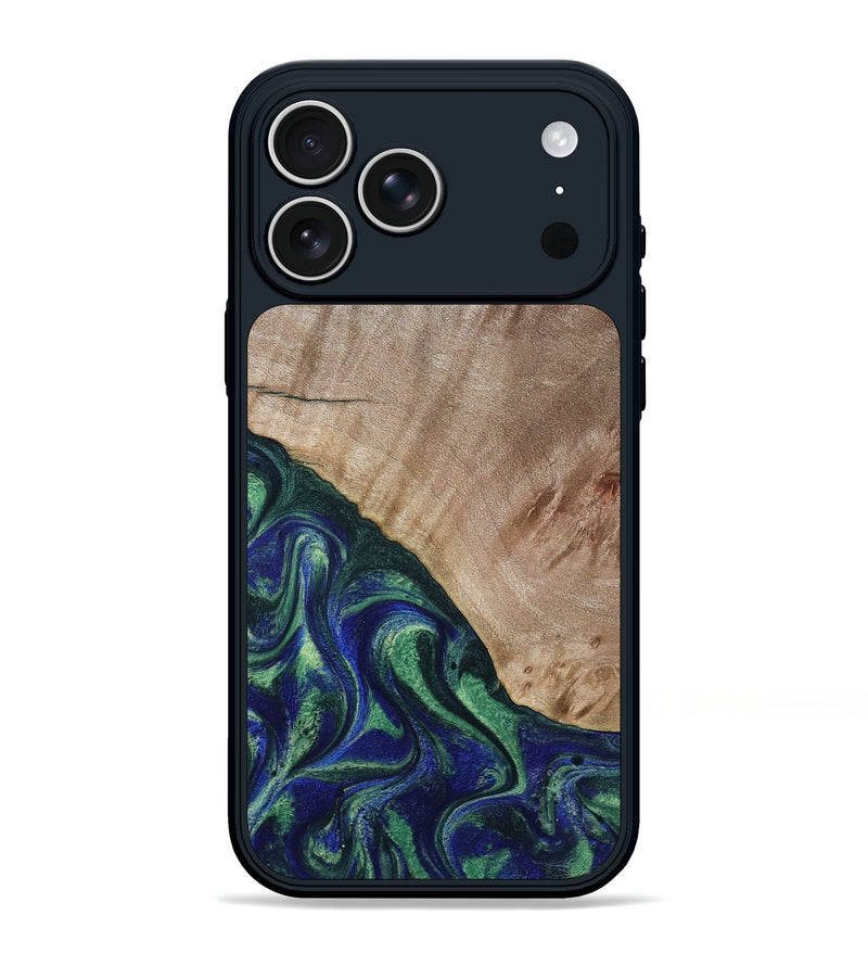 iPhone 17 Pro Max Wood Phone Case - Eugenia (Green, 794551)