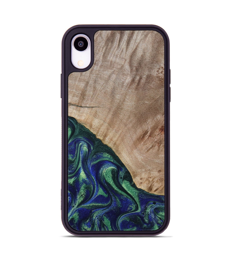 iPhone Xr Wood Phone Case - Eugenia (Green, 794551)