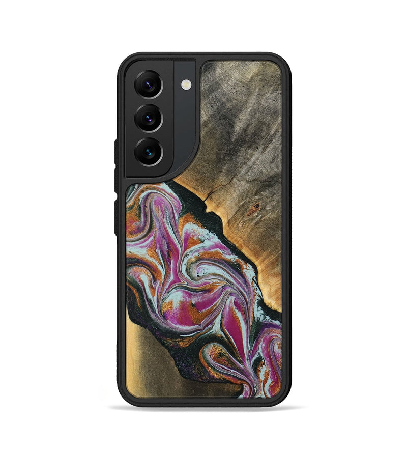 Galaxy S22 Wood Phone Case - Frida (Green, 794567)