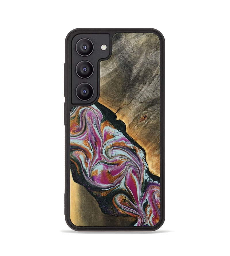 Galaxy S23 Wood Phone Case - Frida (Green, 794567)