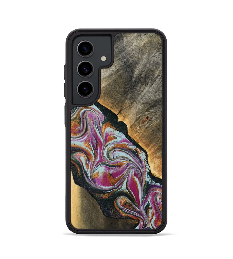 Galaxy S24 Wood Phone Case - Frida (Green, 794567)