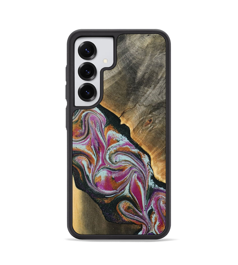 Galaxy S25 Wood Phone Case - Frida (Green, 794567)