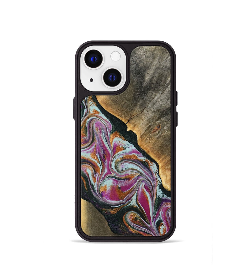 iPhone 13 mini Wood Phone Case - Frida (Green, 794567)