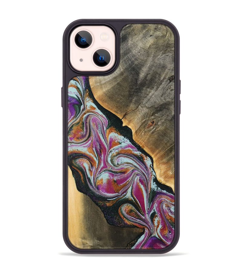 iPhone 14 Plus Wood Phone Case - Frida (Green, 794567)