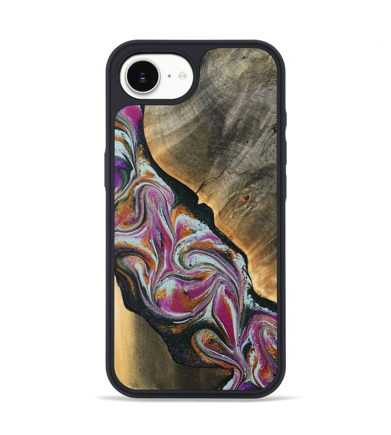 iPhone 16e Wood Phone Case - Frida (Green, 794567)