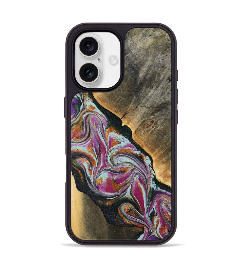 iPhone 17 Wood Phone Case - Frida (Green, 794567)