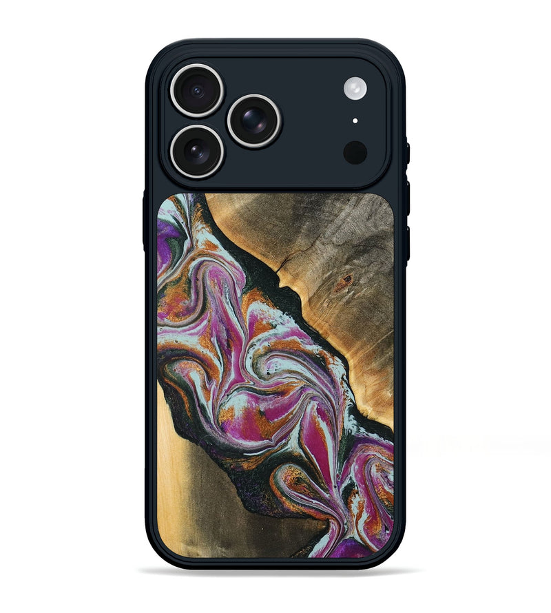 iPhone 17 Pro Max Wood Phone Case - Frida (Green, 794567)