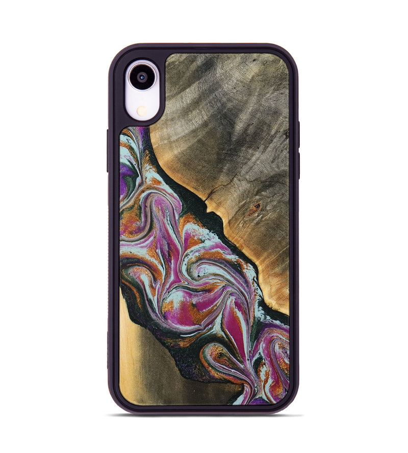 iPhone Xr Wood Phone Case - Frida (Green, 794567)